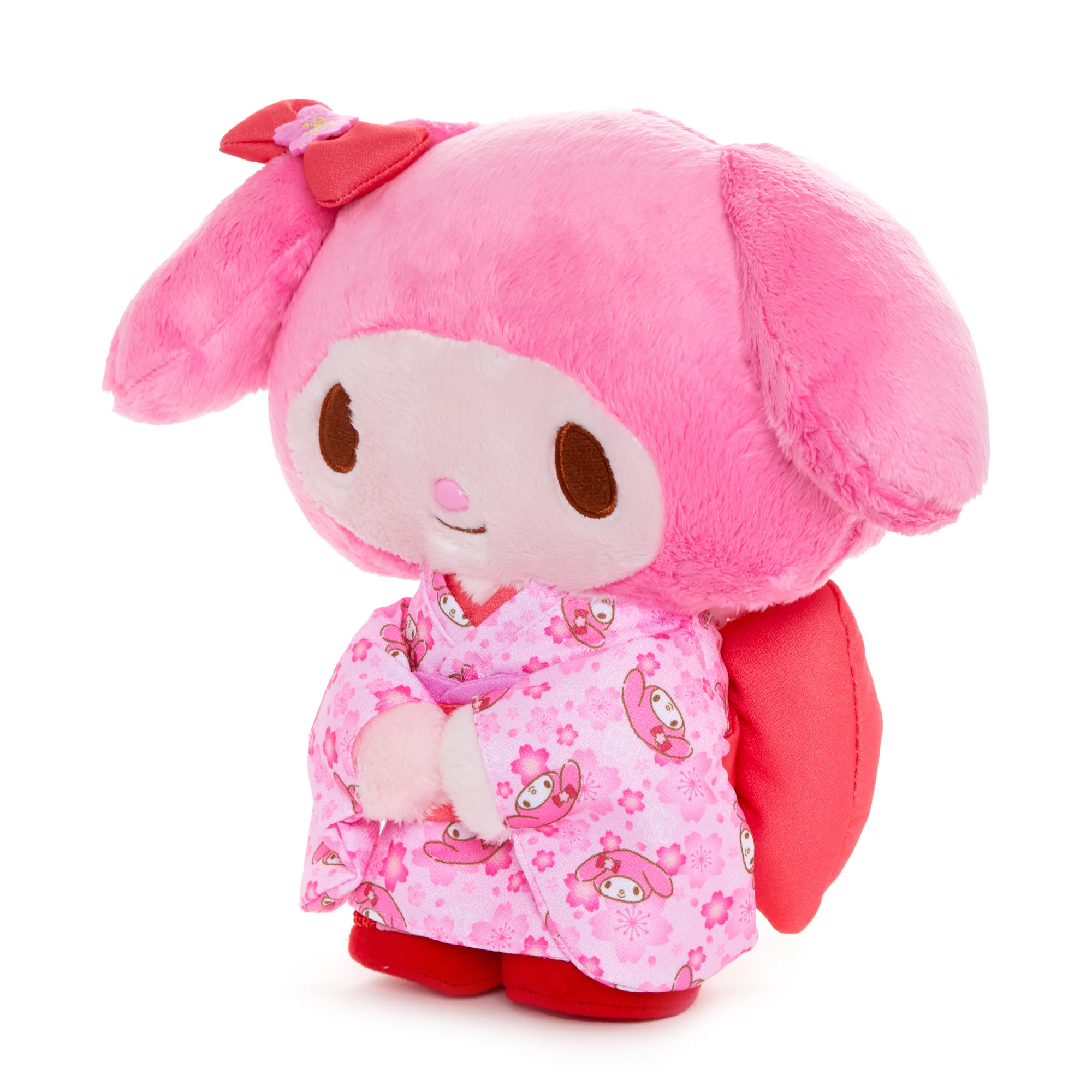 My Melody 10” Pink Standing Plush (Spring Kimono Series) - Image 2