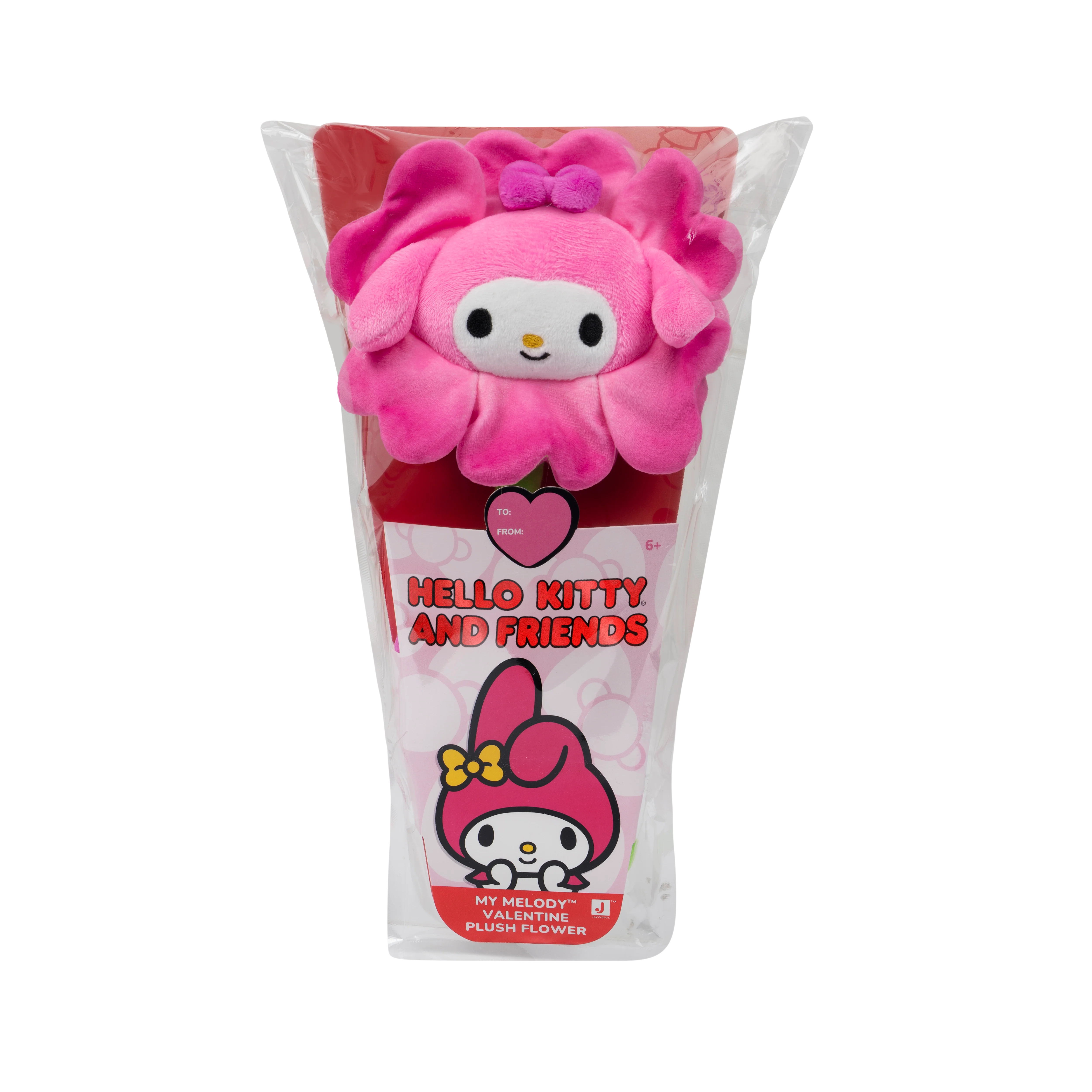 My Melody 14" Plush Valentine's Day Flower (Ombre Pink) - Image 2