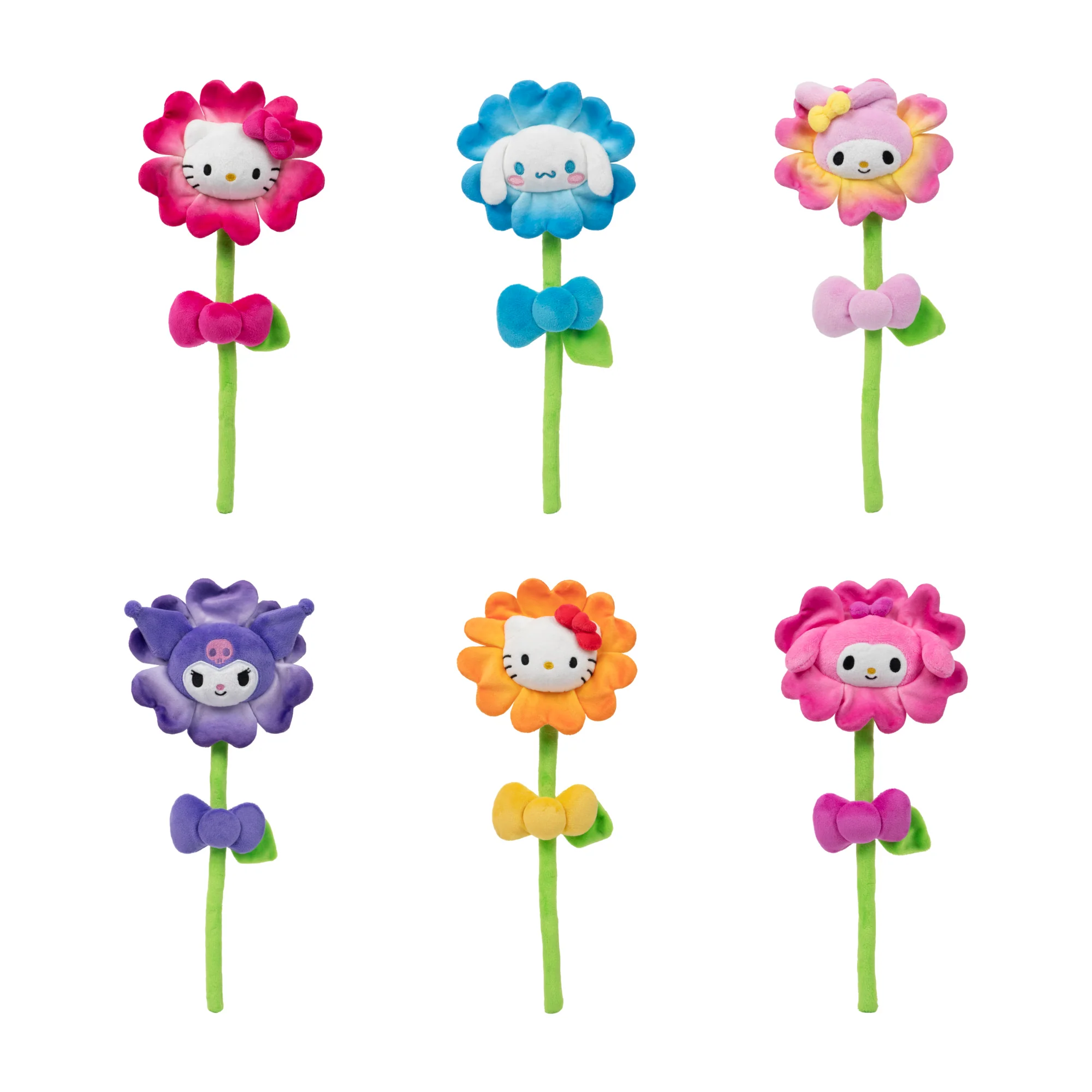 Hello Kitty 14" Plush Valentine's Day Flower (Ombre Orange) - Image 4