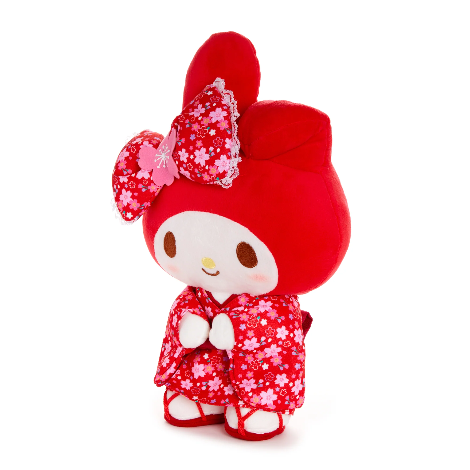 My Melody 14" Red Standing Plush (Spring Kimono Series) - Image 3