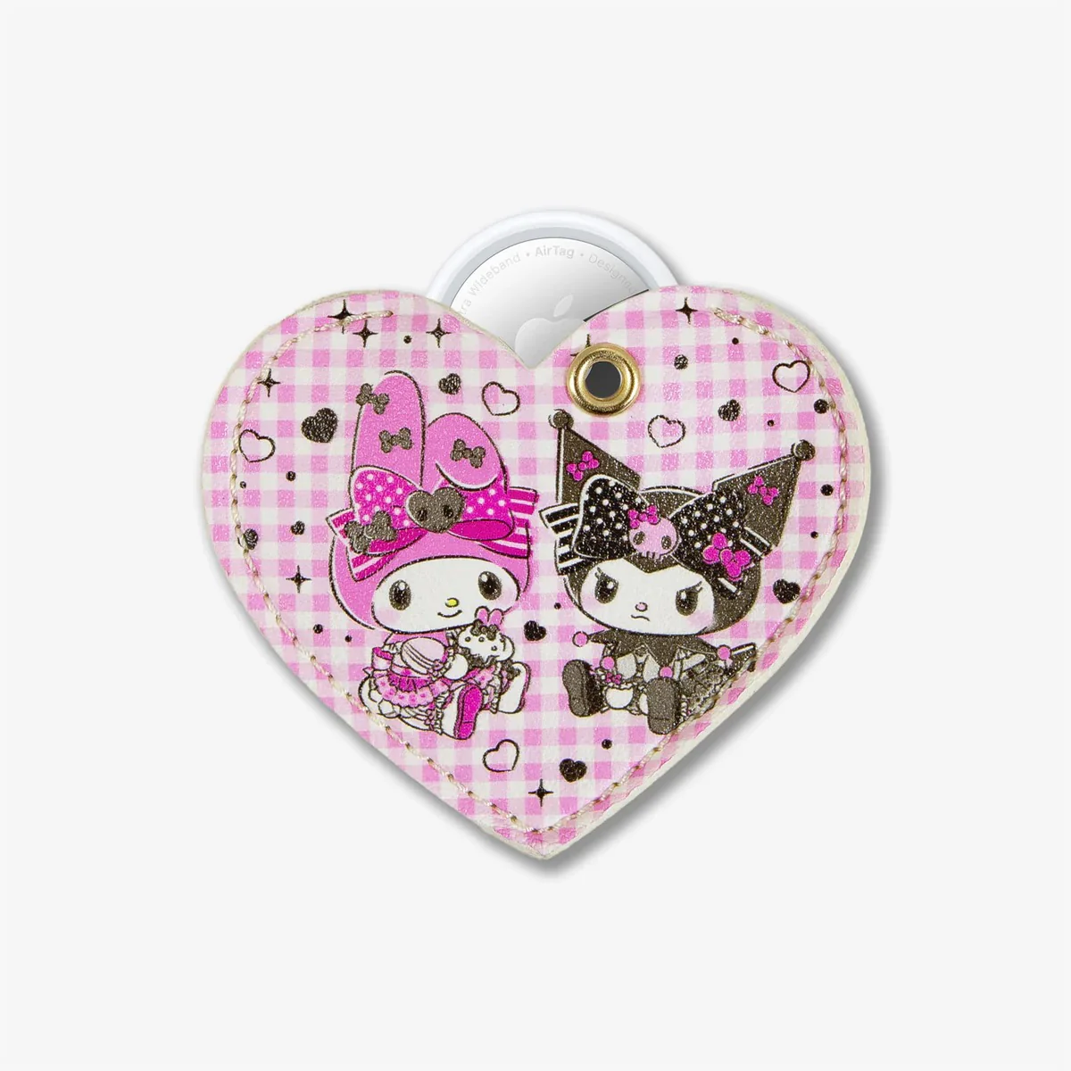 My Melody 20th & Kuromi 50th Anniversary x Sonix AirTag Keychain - Image 3