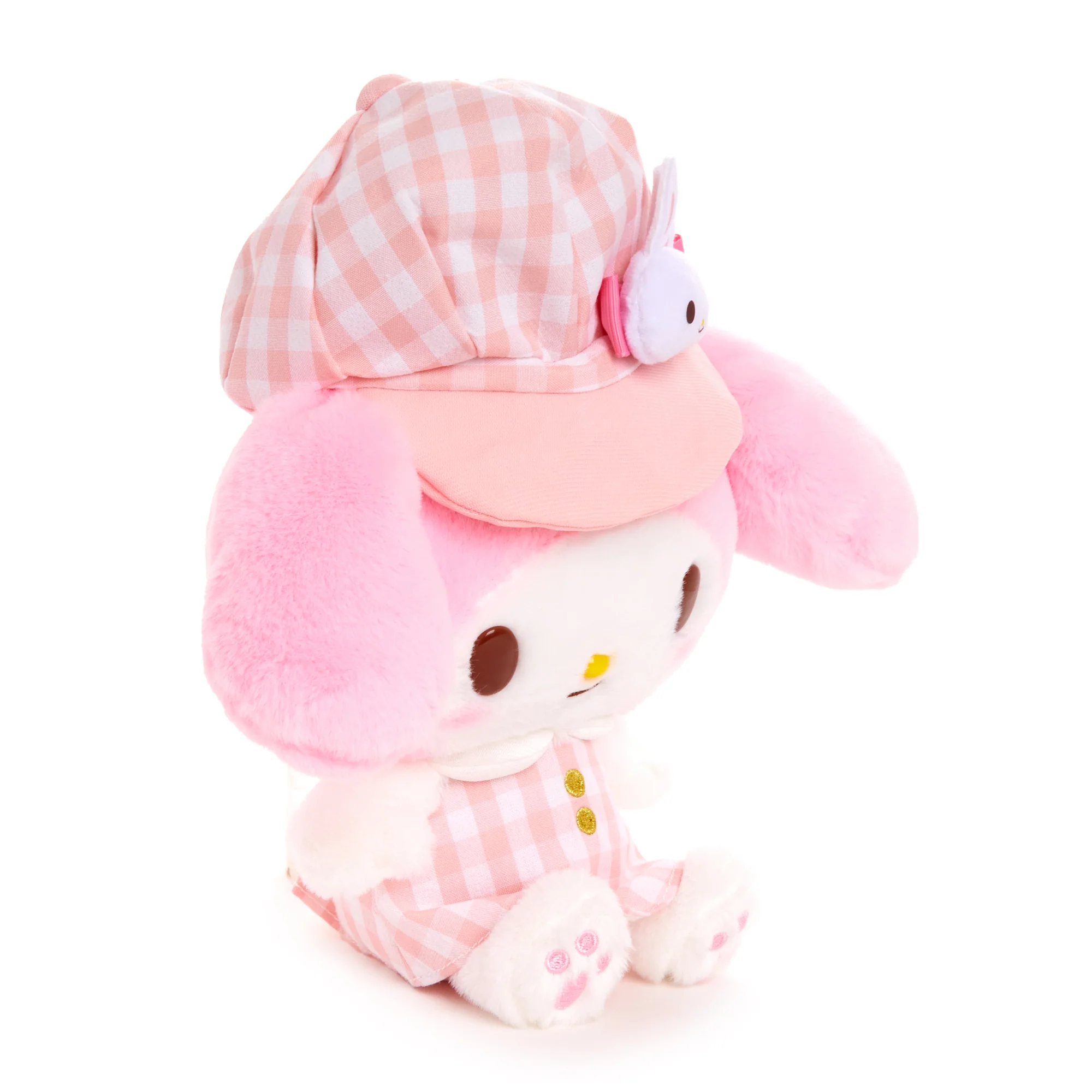 My Melody 8" Plush (Gingham Cap Series) - Image 4