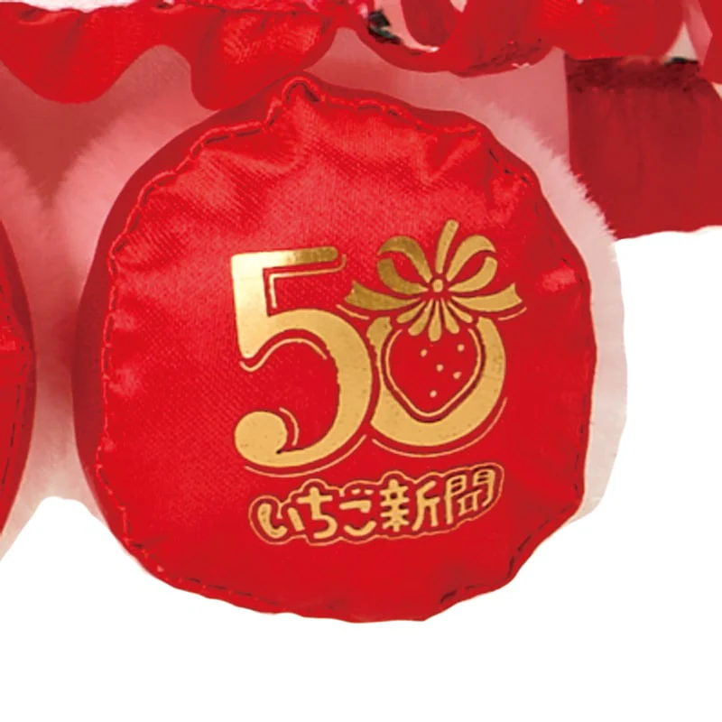 My Melody 8" Plush (Strawberry News 50th Anniv. Series) - Image 3