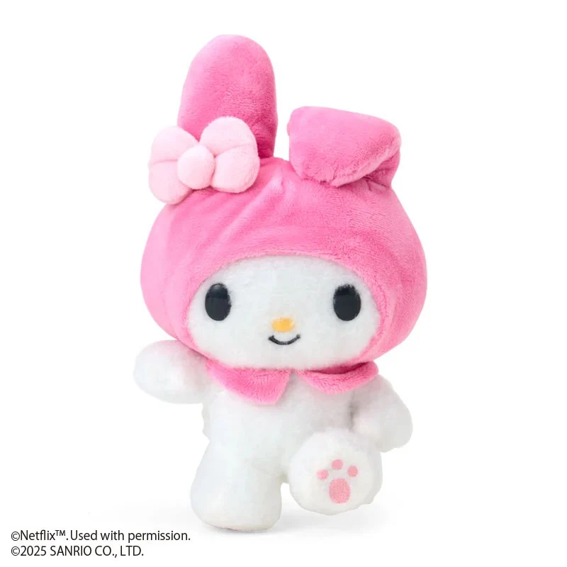 My Melody 8" Posable Plush (My Melody & Kuromi Netflix Series) - Image 2