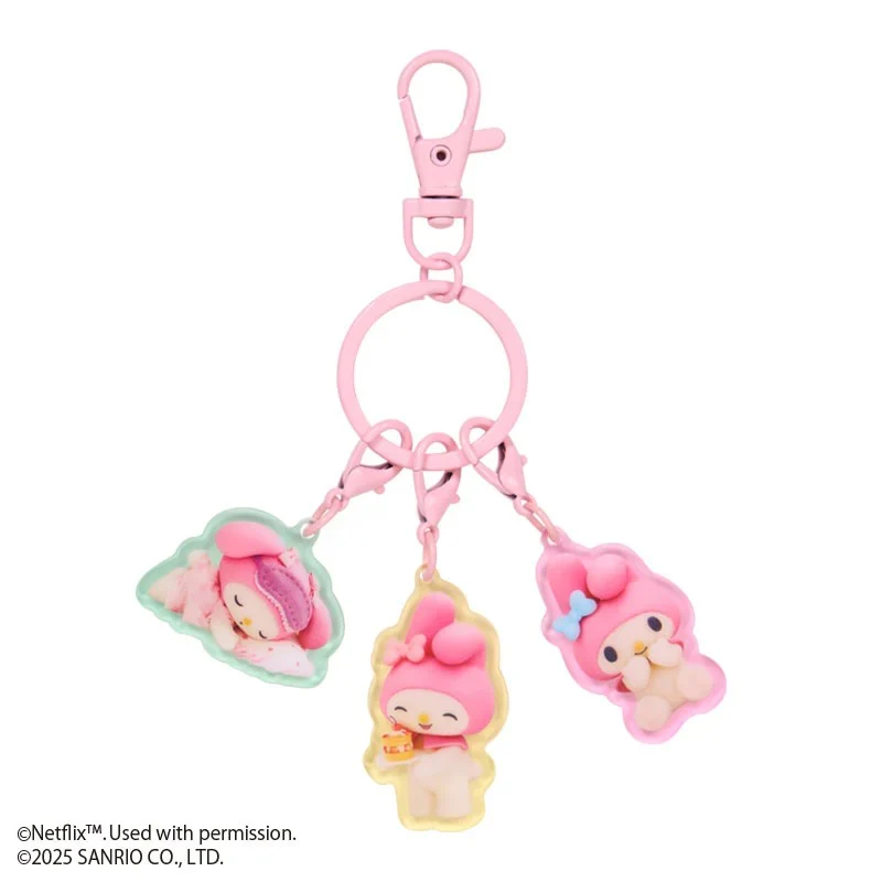 My Melody Acrylic Keychain (My Melody & Kuromi Netflix Series) - Image 2