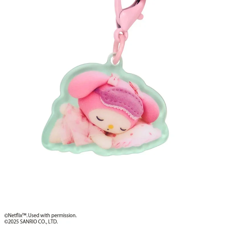 My Melody Acrylic Keychain (My Melody & Kuromi Netflix Series) - Image 5