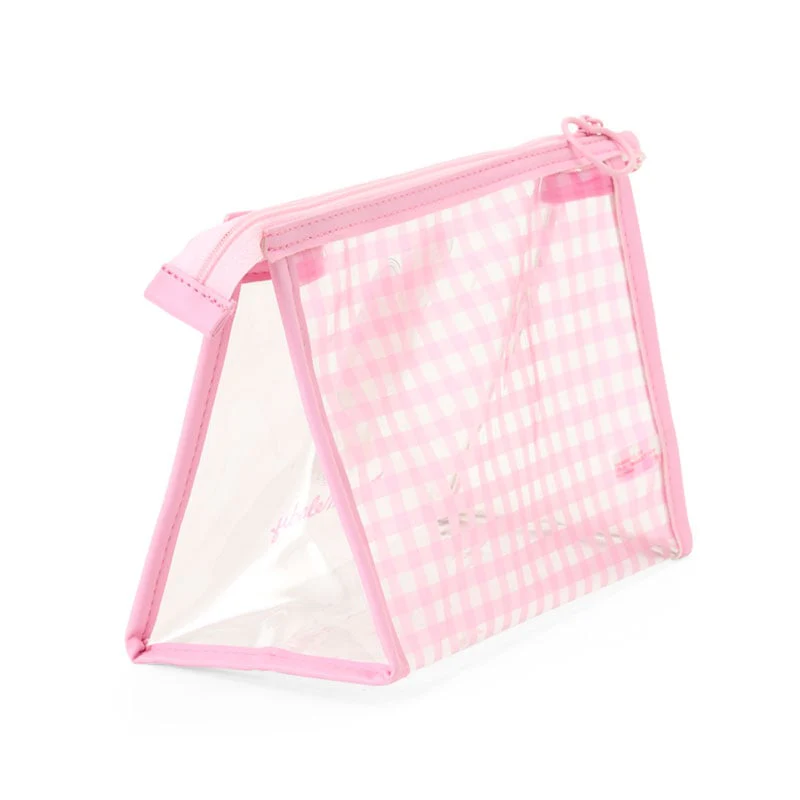 My Melody Clear Gingham Zipper Pouch - Image 2
