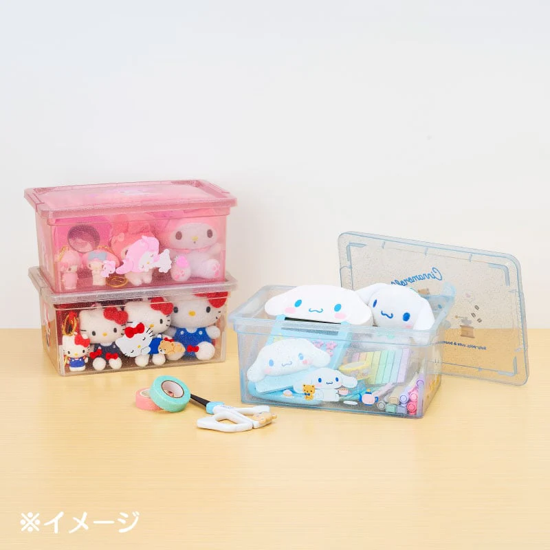 My Melody Clear Glitter Storage Bin (S) - Image 2