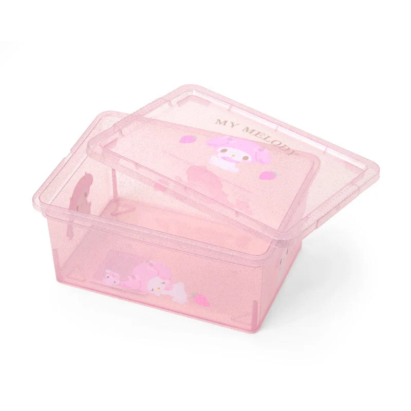 My Melody Clear Glitter Storage Bin (S) - Image 3