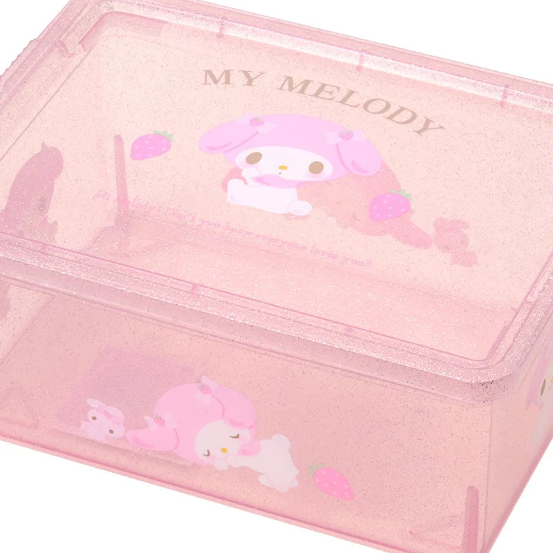 My Melody Clear Glitter Storage Bin (S) - Image 4