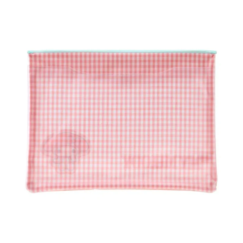 My Melody Gingham Flat Pouch - Image 3