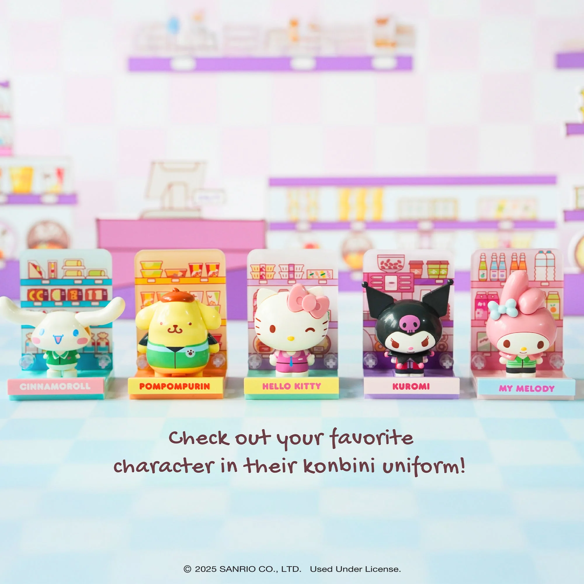 My Melody Konbini Building Blocks Set (Strawberry Milk) - Image 5
