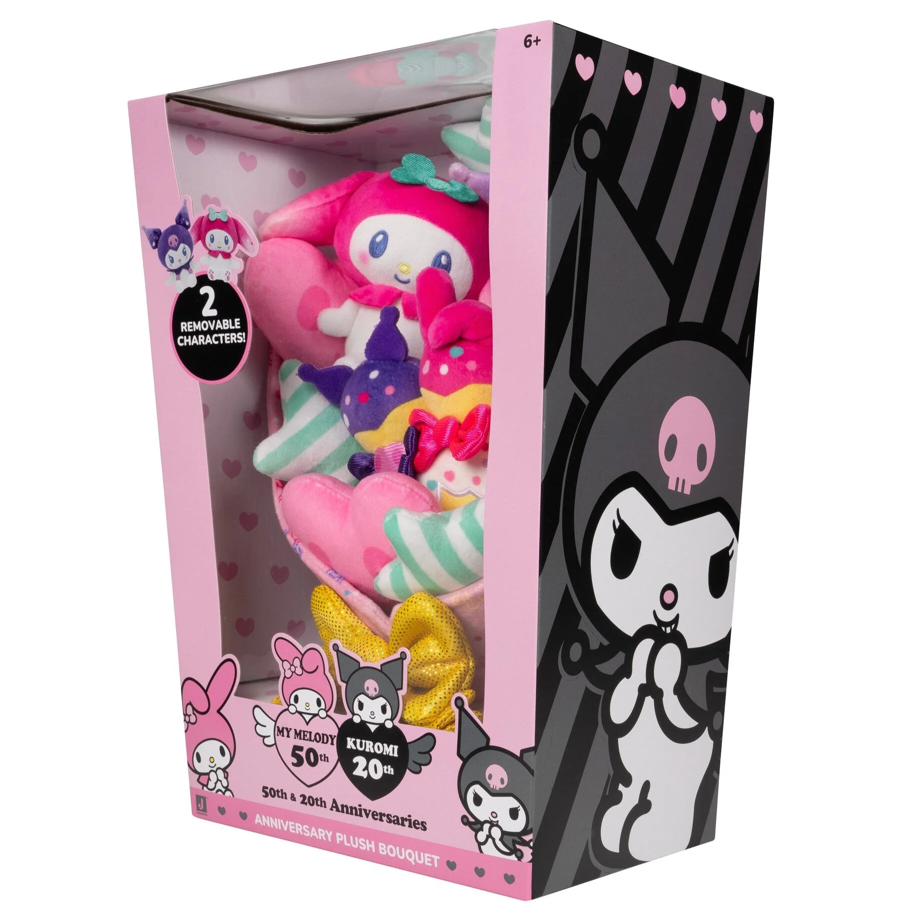 My Melody & Kuromi 12" Anniversary Plush Bouquet - Image 11