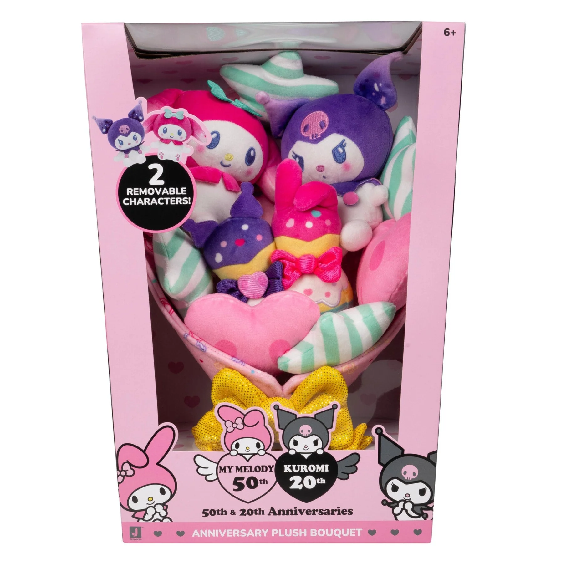 My Melody & Kuromi 12" Anniversary Plush Bouquet - Image 5