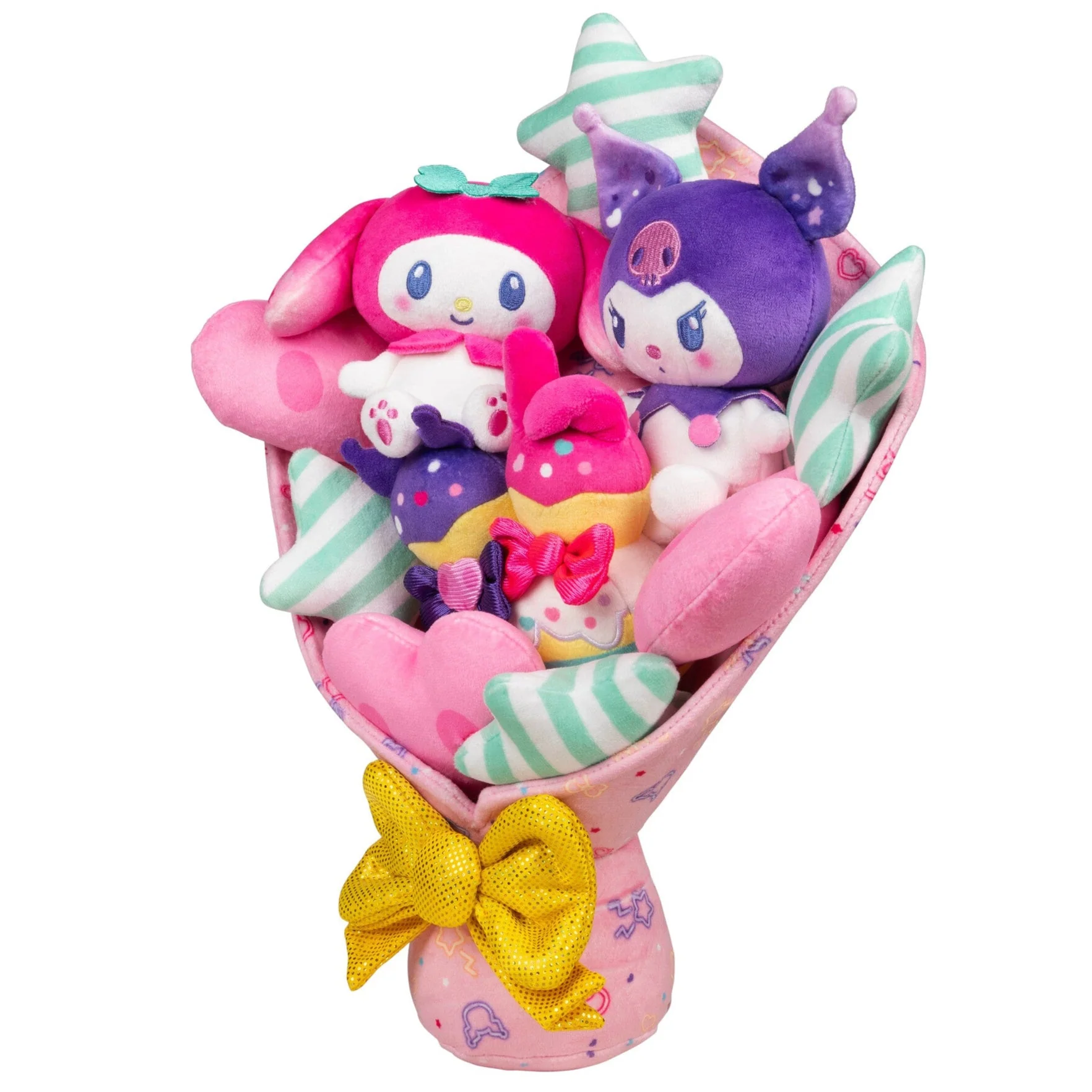 My Melody & Kuromi 12" Anniversary Plush Bouquet - Image 6