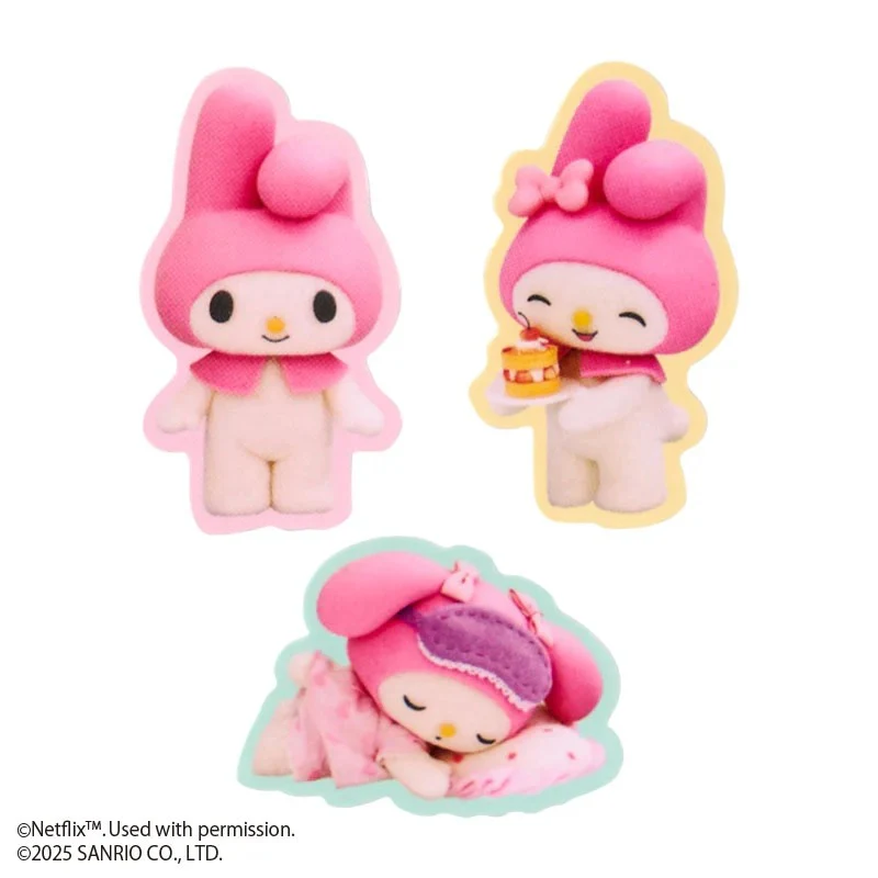 My Melody & Kuromi 26-pc Mini Sticker Pack (My Melody & Kuromi Netflix Series) - Image 3