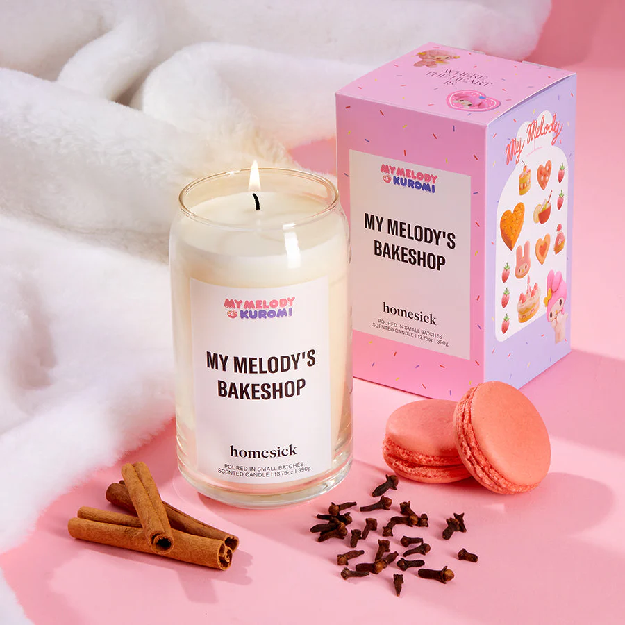 My Melody & Kuromi x Homesick Candle (My Melody's Bakeshop) - Image 2