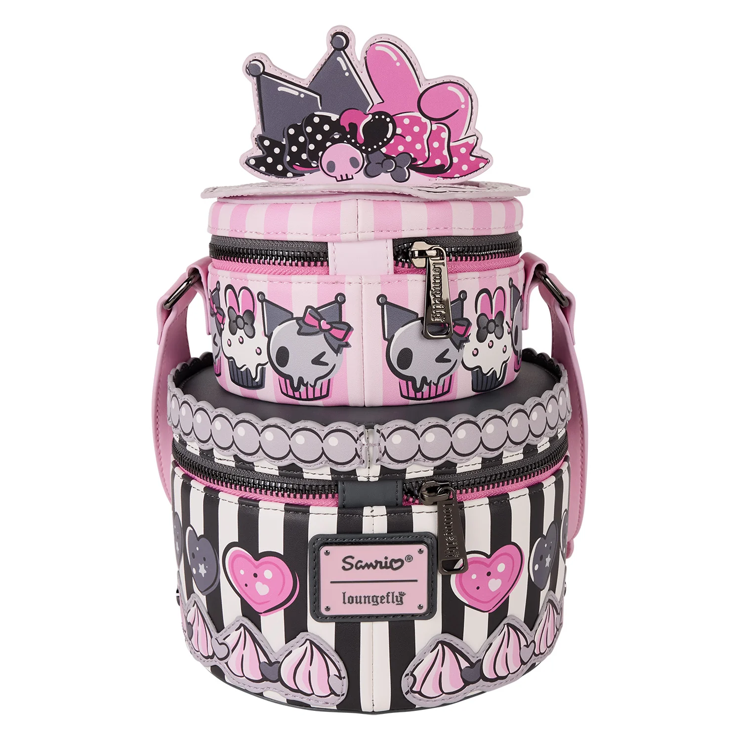 My Melody & Kuromi  x Loungefly Figural Cake Crossbody Bag - Image 3
