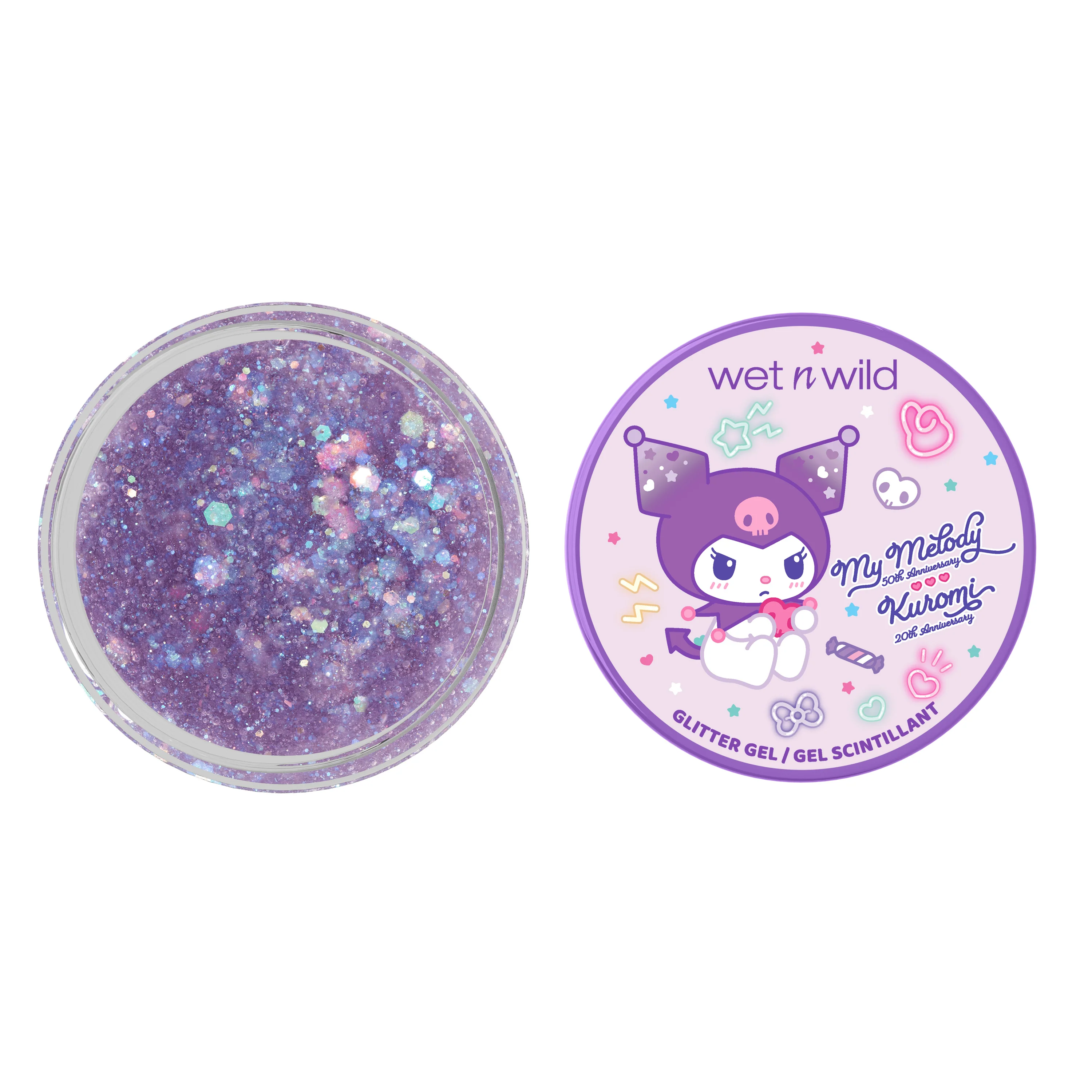 My Melody & Kuromi x Wet n Wild Glitter Gel (Kuromi) - Image 3