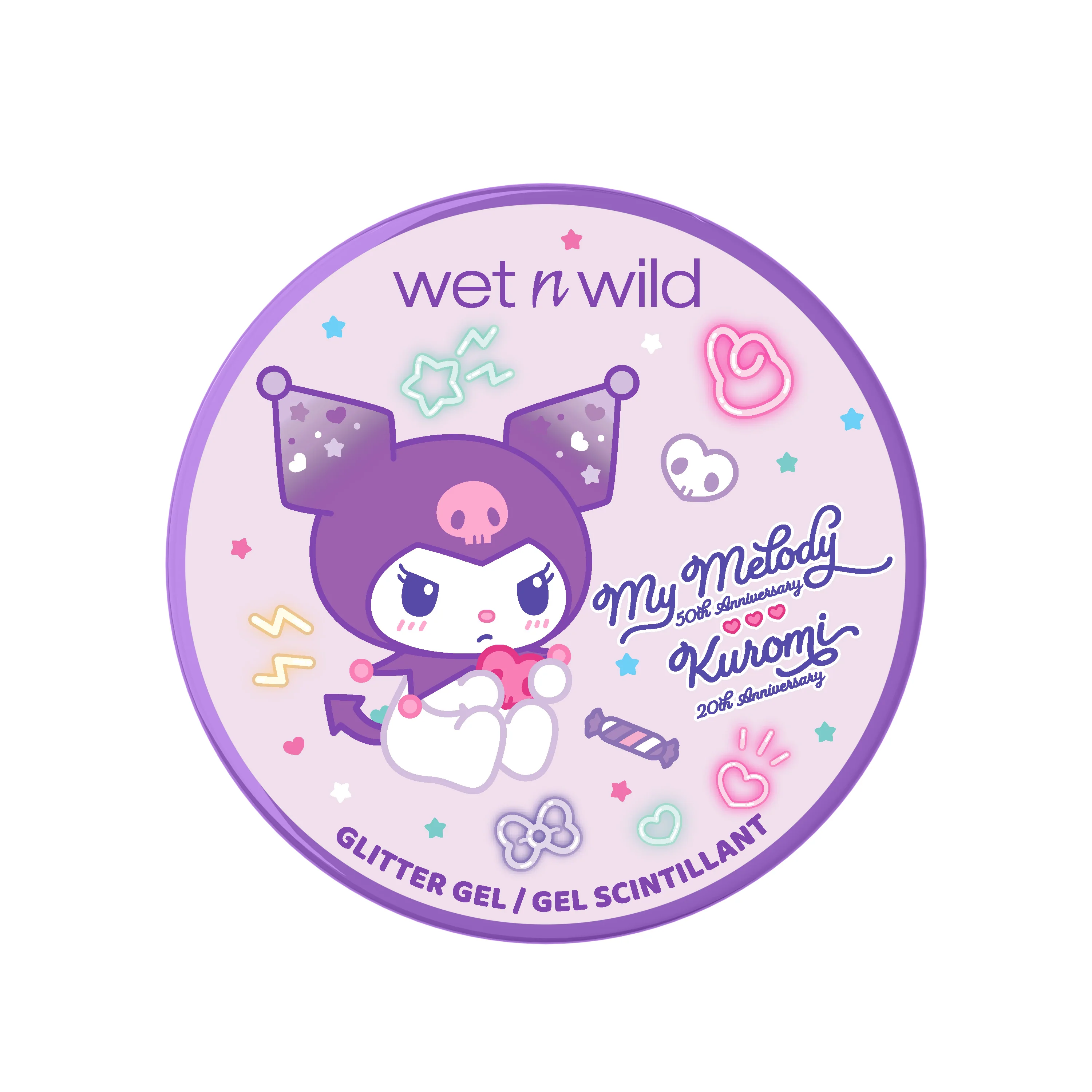 My Melody & Kuromi x Wet n Wild Glitter Gel (Kuromi) - Image 5