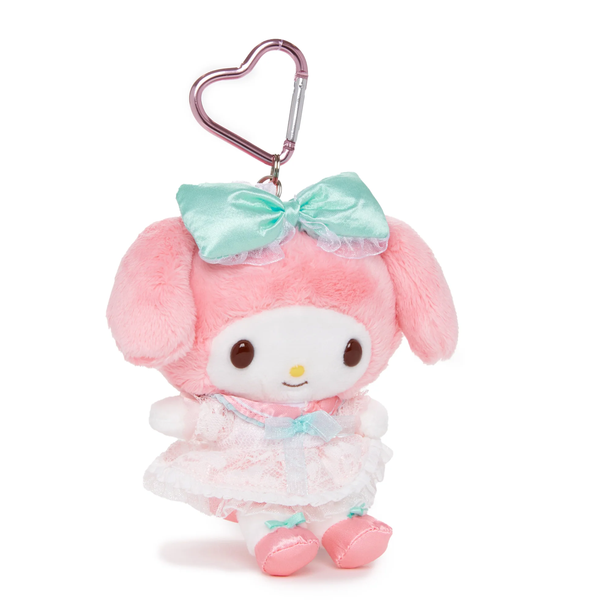 My Melody Pink Bow Plush Mascot Keychain (50th Anniv. Series) - Image 4