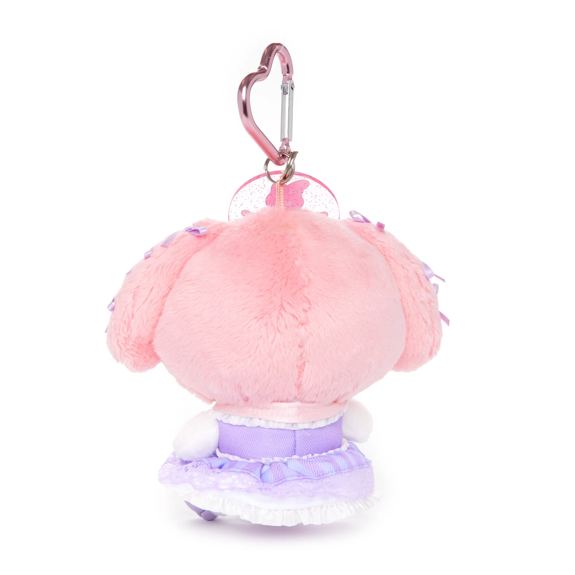 My Melody Pink Ribbon Plush Mascot Keychain (50th Anniv. Series) - Image 4