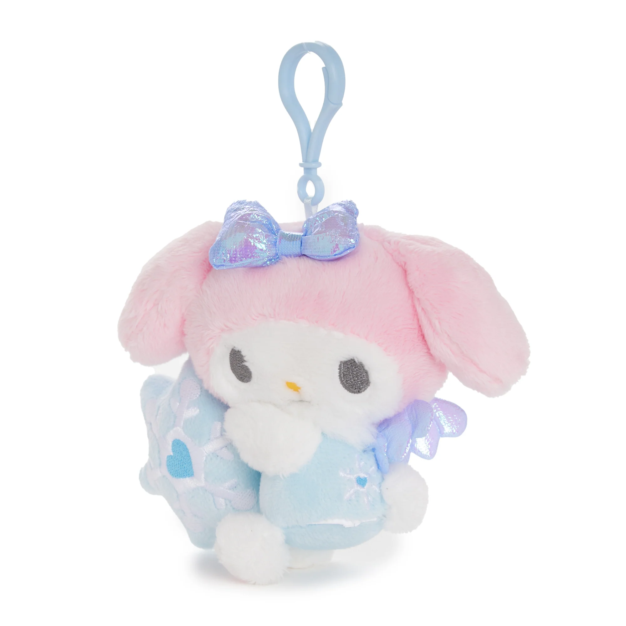 My Melody Plush Mascot Clip (Snow Angel Series) - Image 2