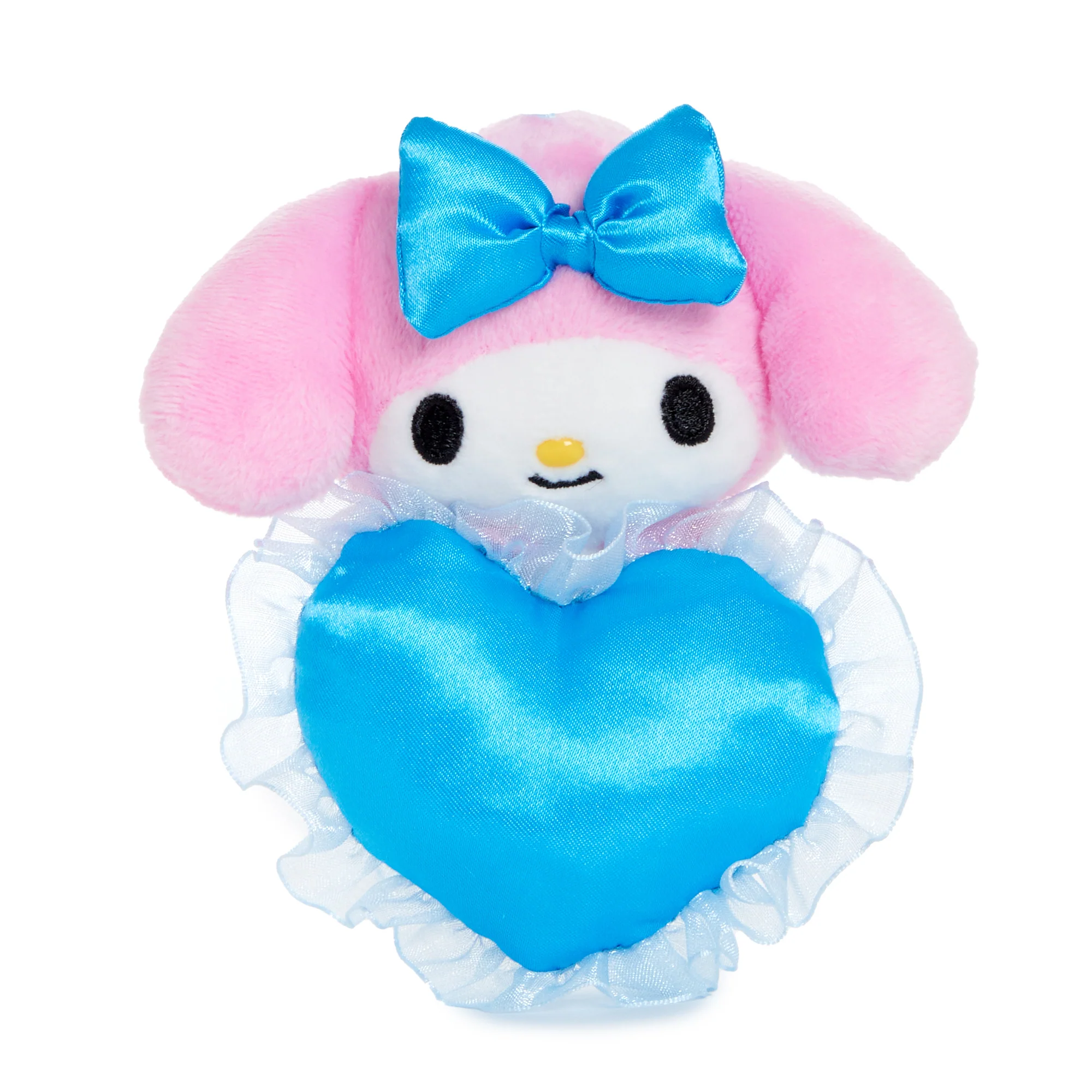 My Melody Plush Mascot Clip (Something Blue Series) - Image 3