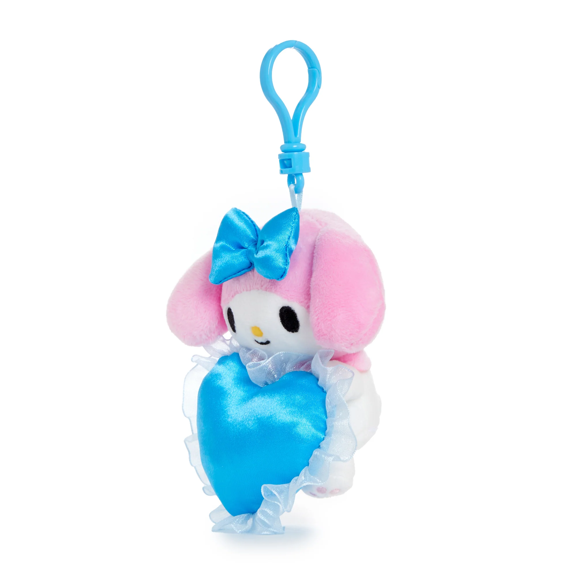 My Melody Plush Mascot Clip (Something Blue Series) - Image 4