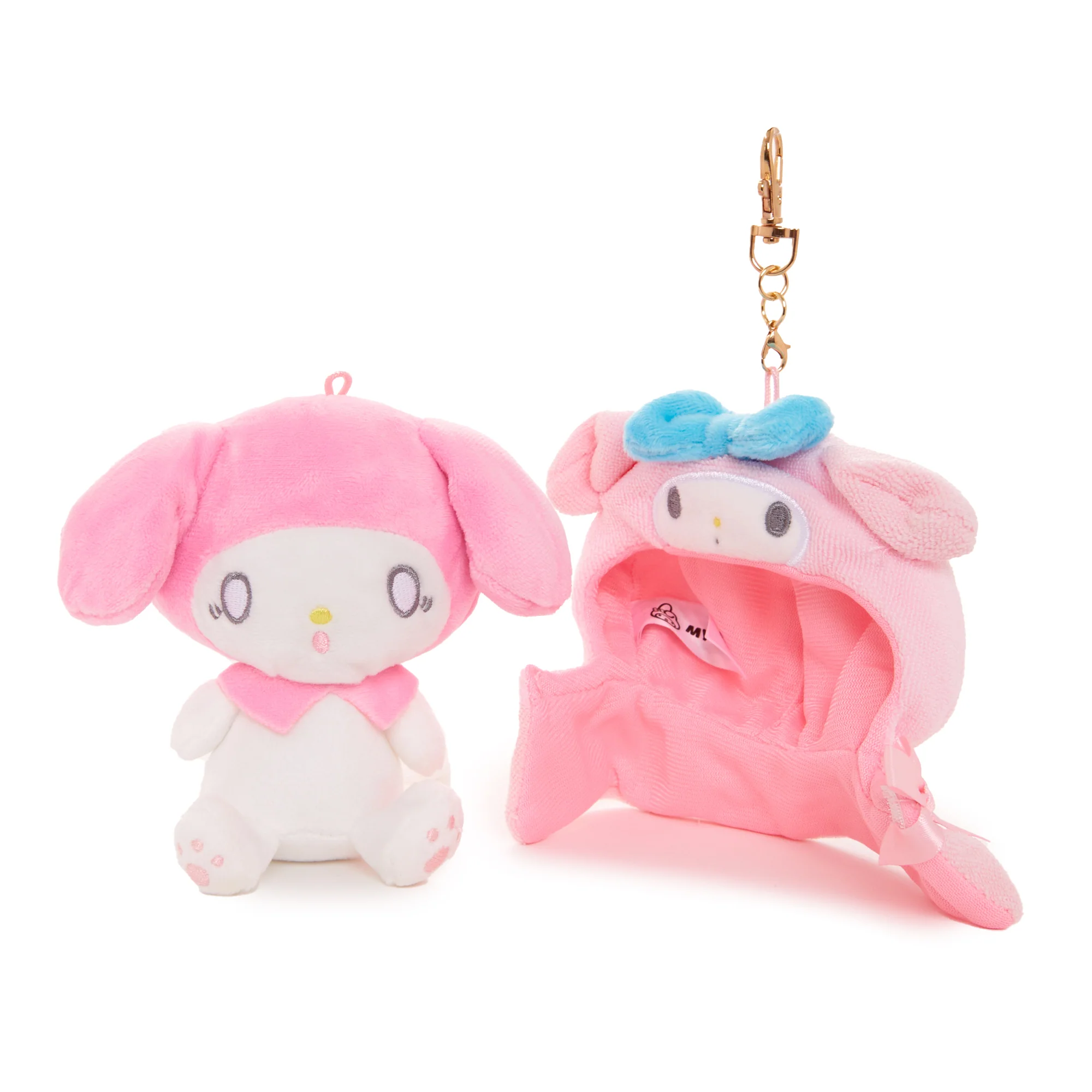 My Melody Plush Mascot Keychain (Frightened Series) - Image 2