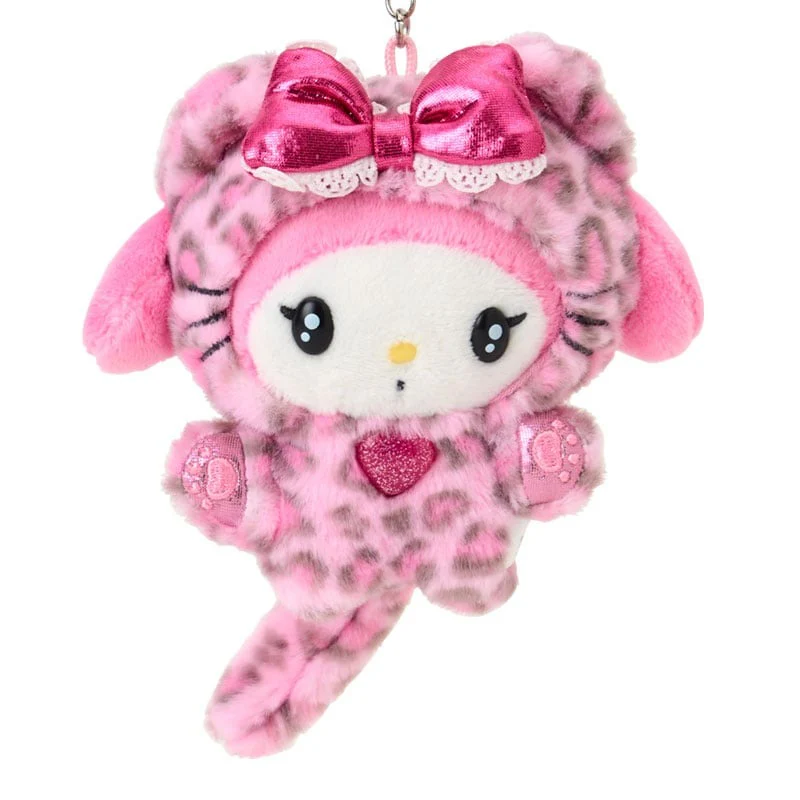 My Melody Plush Mascot Keychain (Leopard Cat Series) - Image 2