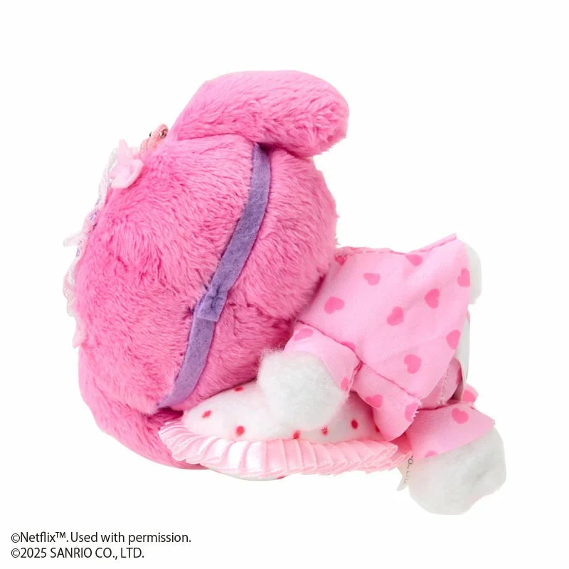 My Melody Sleeping Plush Mascot Keychain (My Melody & Kuromi Netflix Series) - Image 3