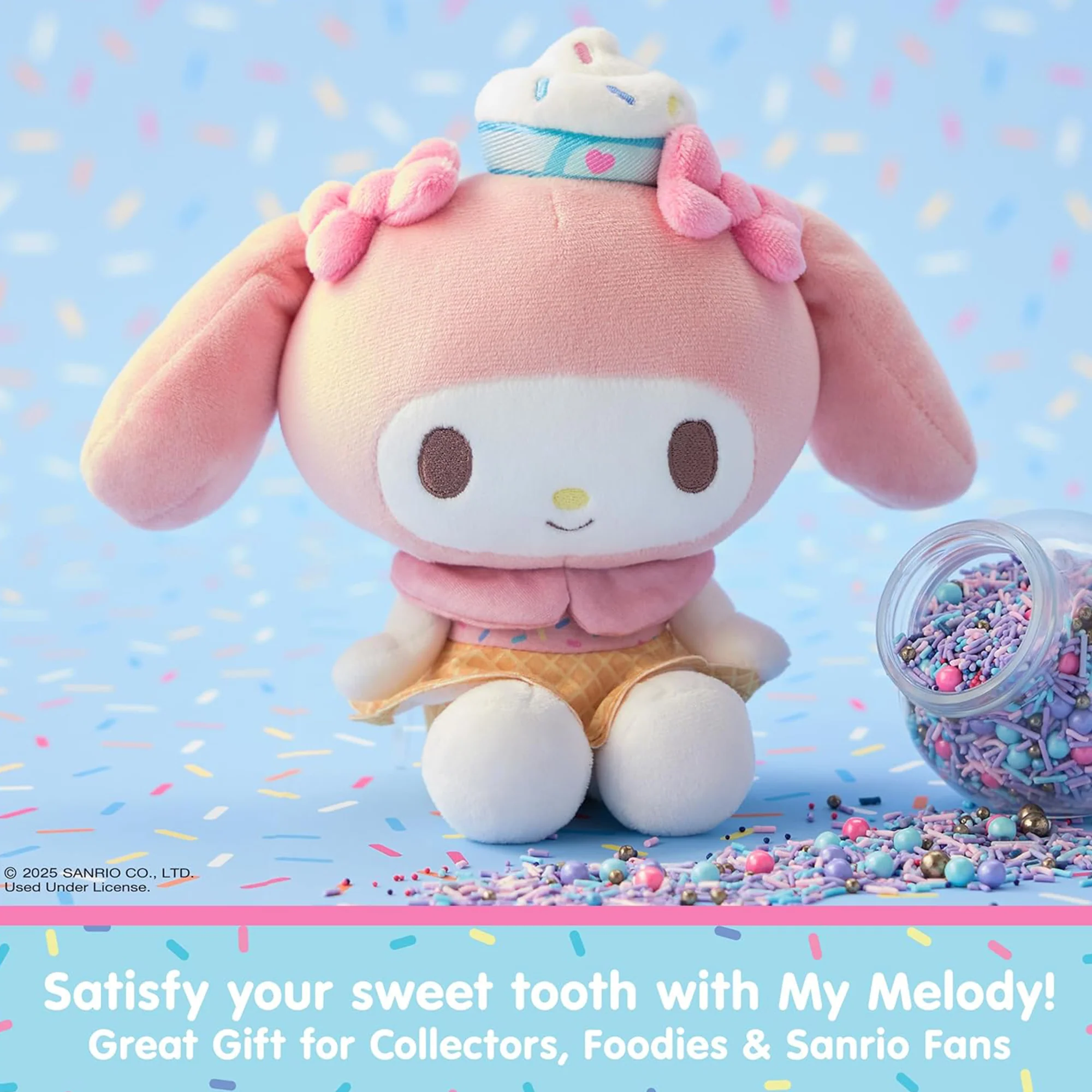 My Melody x GUND 6" Ice Cream Mascot Plush - Image 4