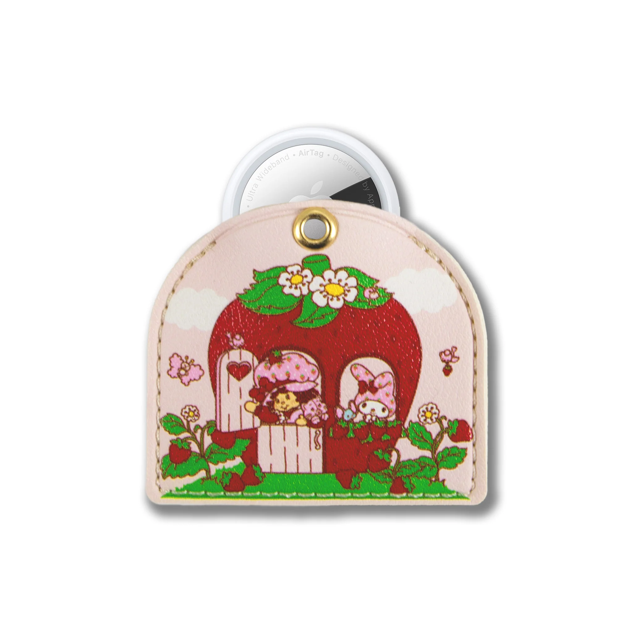 My Melody x Sonix Strawberry Shortcake AirTag Keychain - Image 3