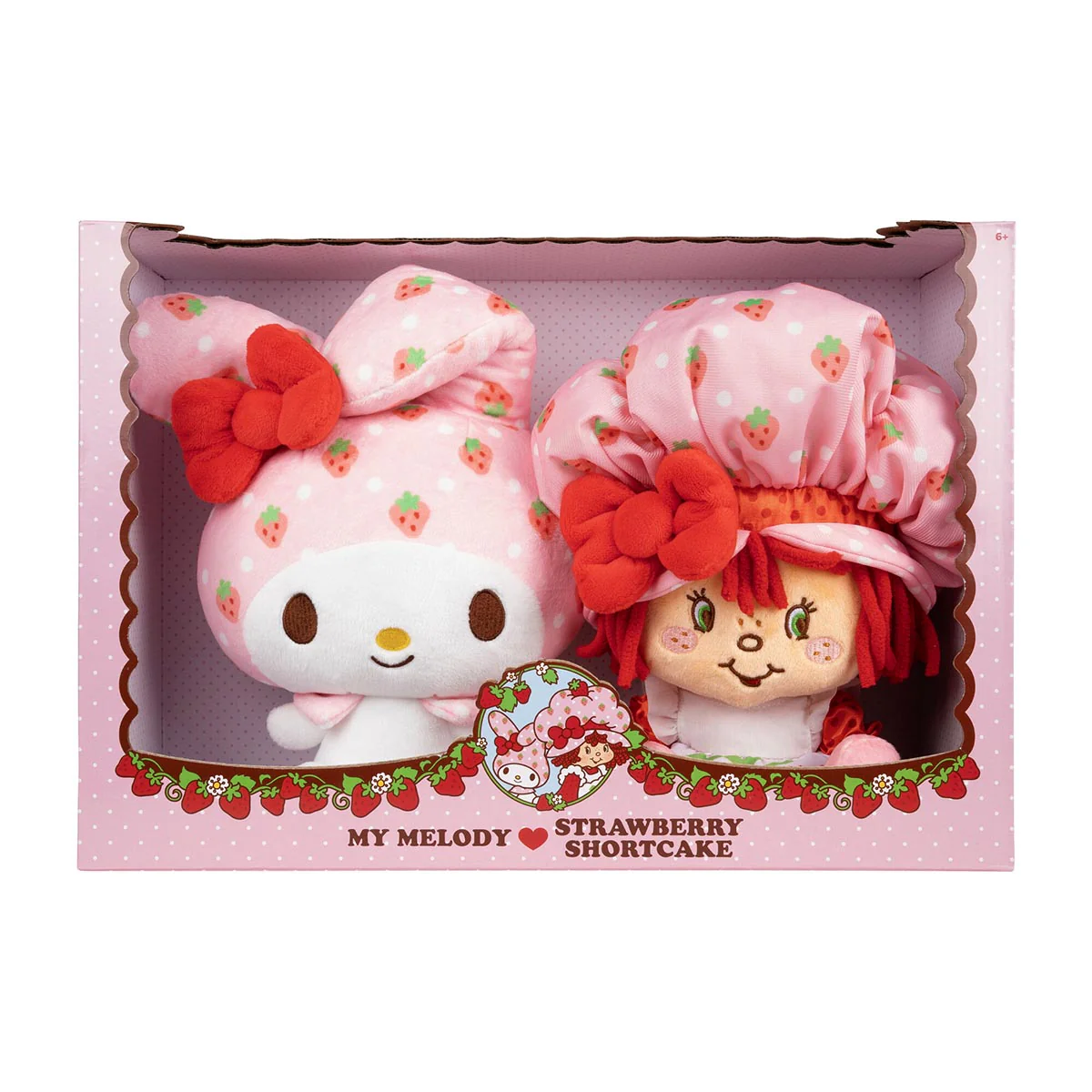 My Melody x Strawberry Shortcake 8" Plush Set (Limited Edition) - Image 2