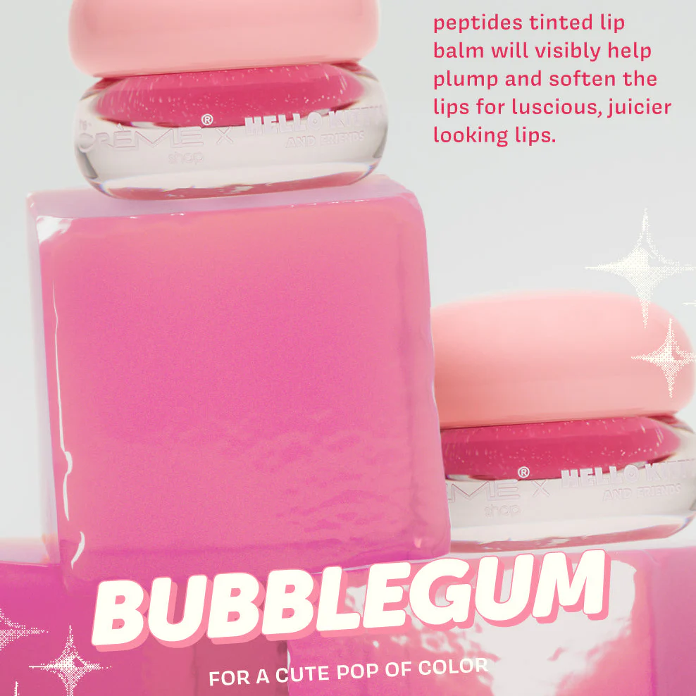 My Melody x The Crème Shop Gloss Jelly Tinted Peptide Lip Glaze (Bubblegum) - Image 3