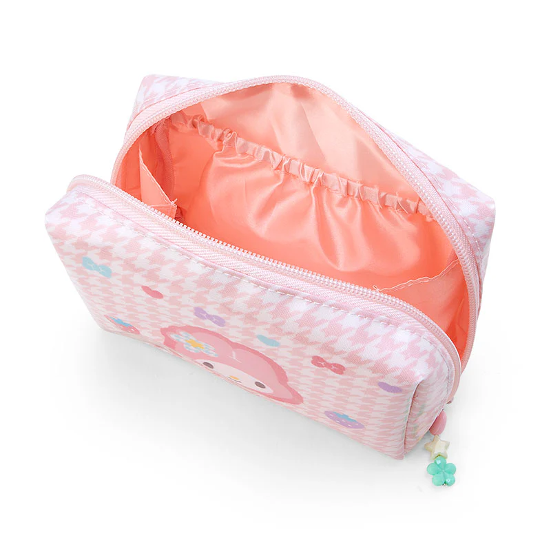 My Melody Zipper Pouch (Floral Houndstooth Series) - Image 2