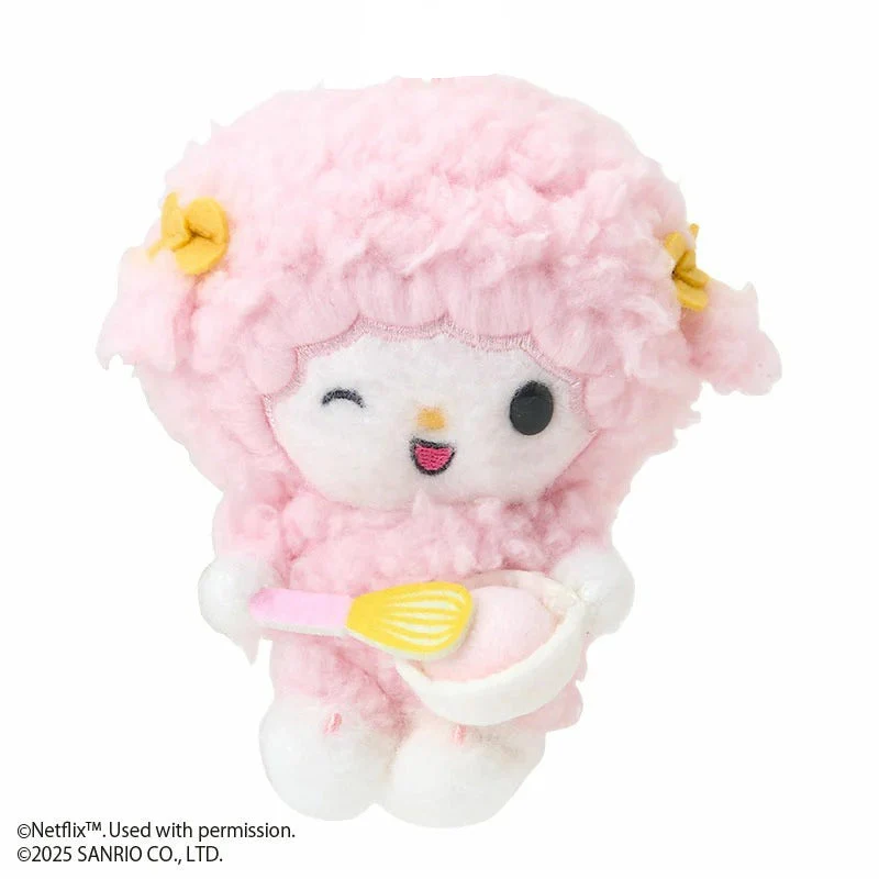My Sweet Piano Winking Plush Mascot Keychain (My Melody & Kuromi Netflix Series) - Image 2