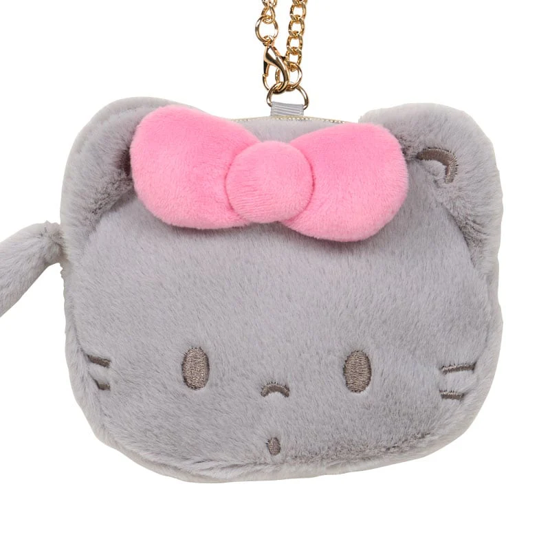 Nya Ni Nyu Nye Nyon Plush Mini Face Pouch (Sanrio Cat Club Series) - Image 3