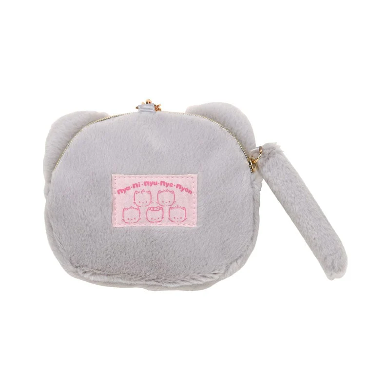 Nya Ni Nyu Nye Nyon Plush Mini Face Pouch (Sanrio Cat Club Series) - Image 5