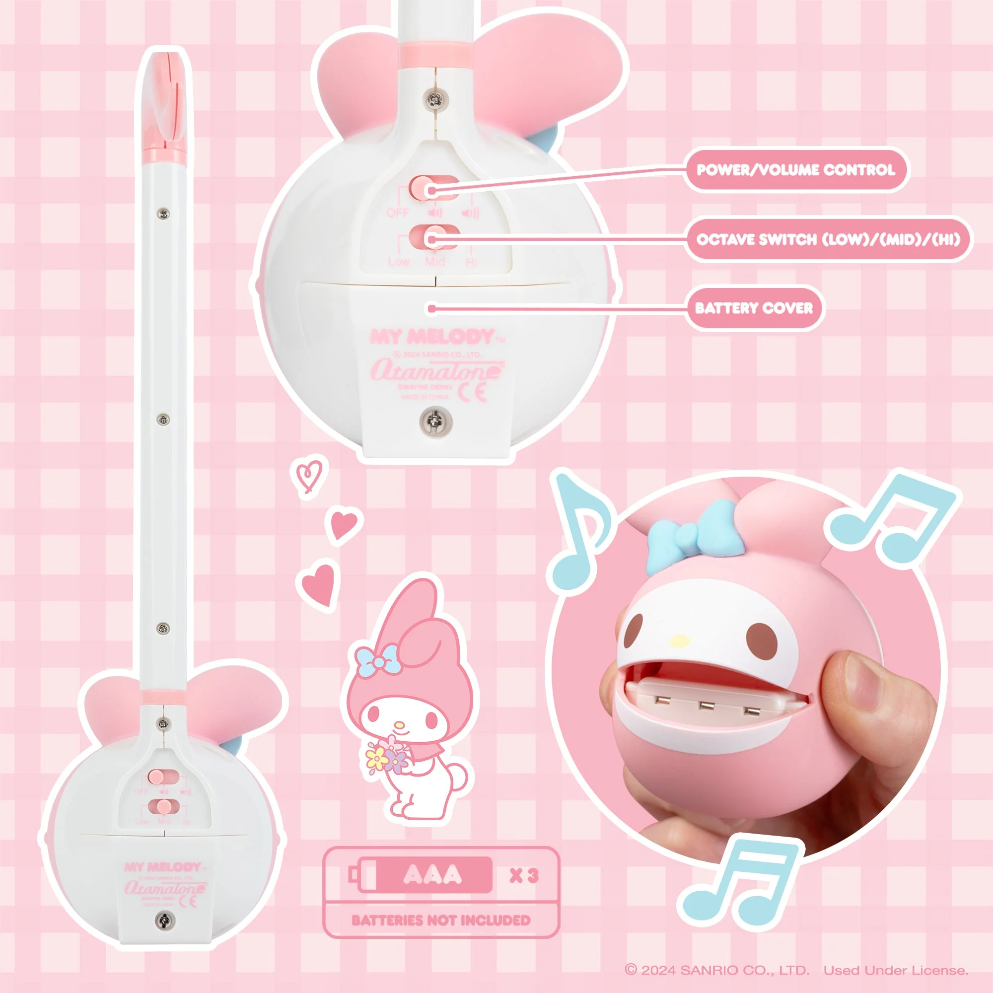 My Melody Otamatone Musical Toy - Image 4