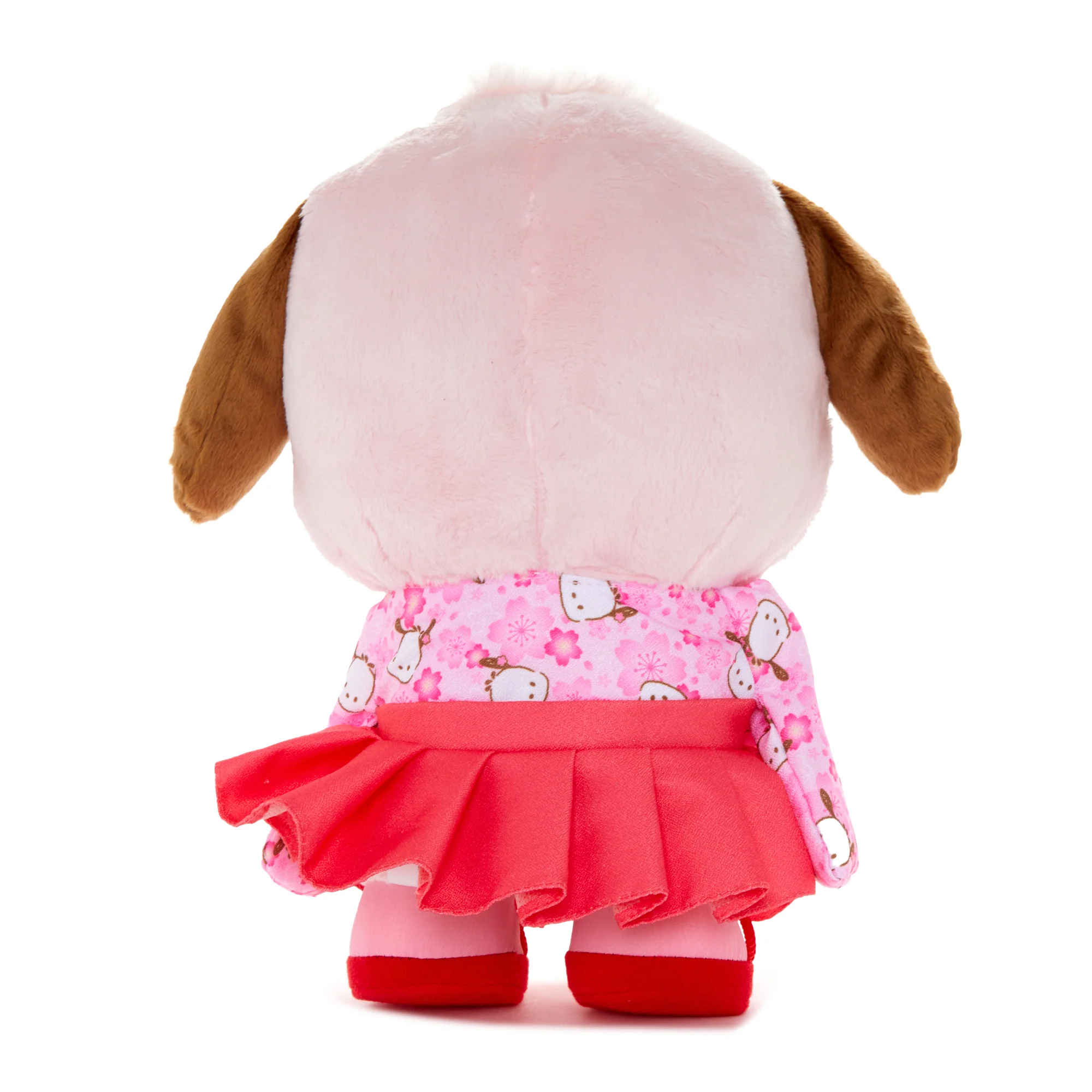 Pochacco 10” Pink Standing Plush (Spring Kimono Series) - Image 5
