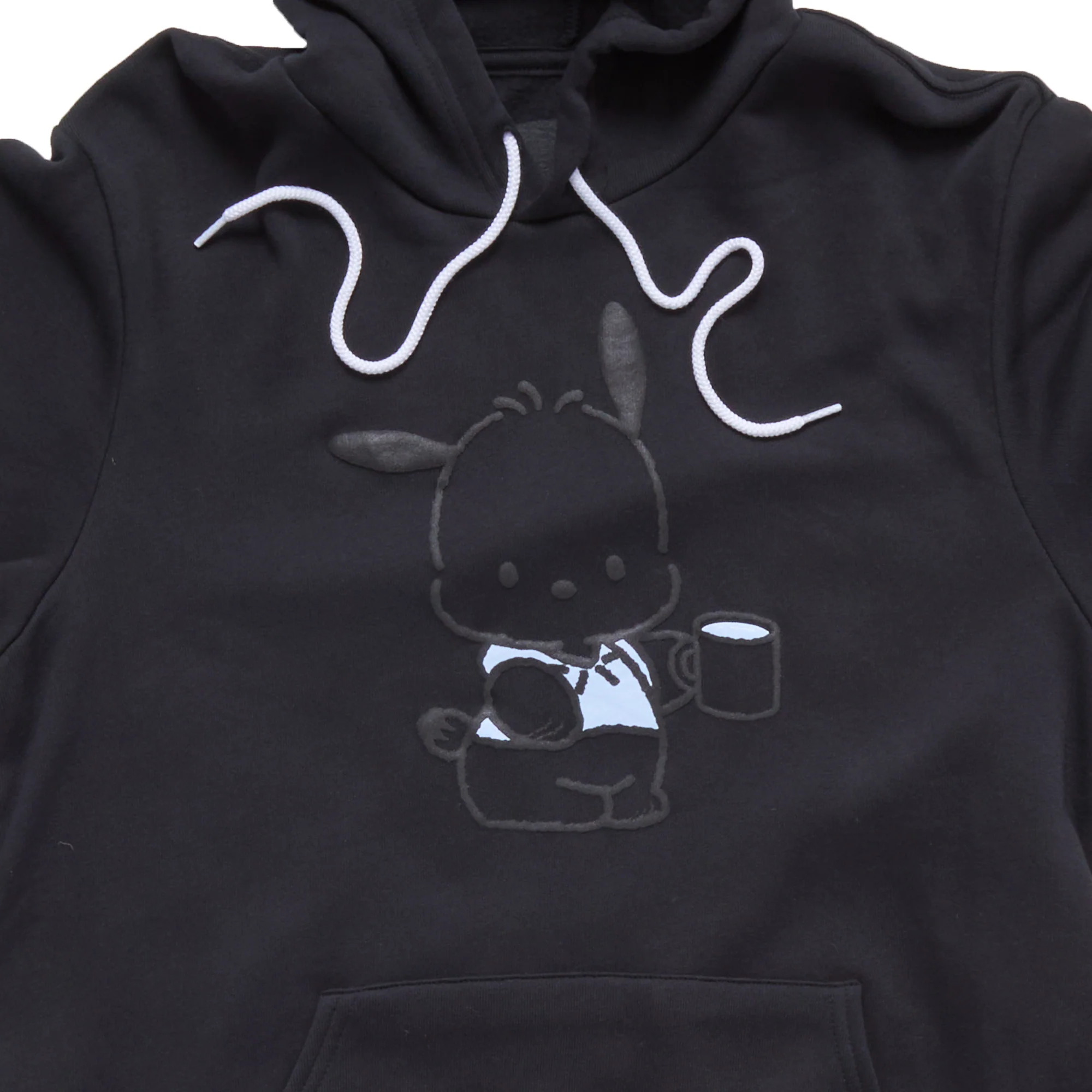 Pochacco Adult Big Mug Hoodie (Charcoal) - Image 2