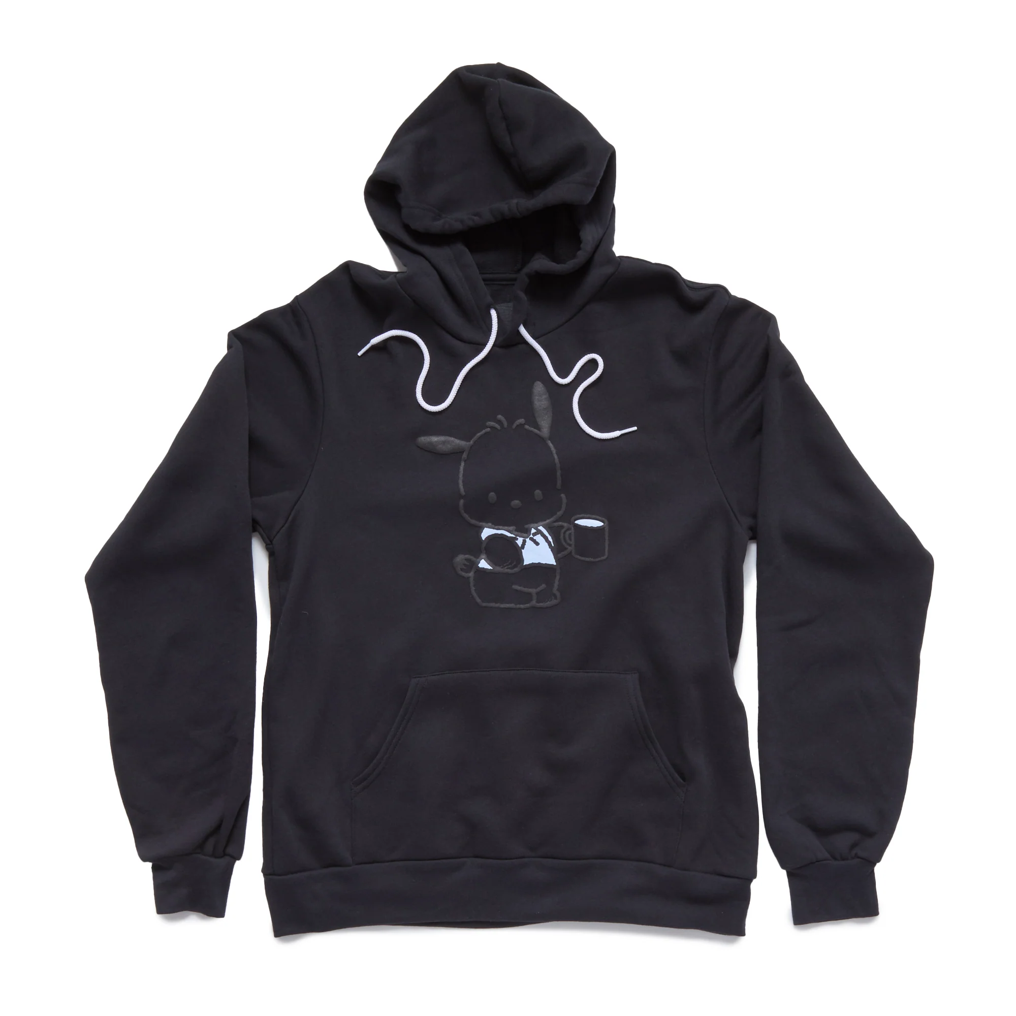 Pochacco Adult Big Mug Hoodie (Charcoal) - Image 3