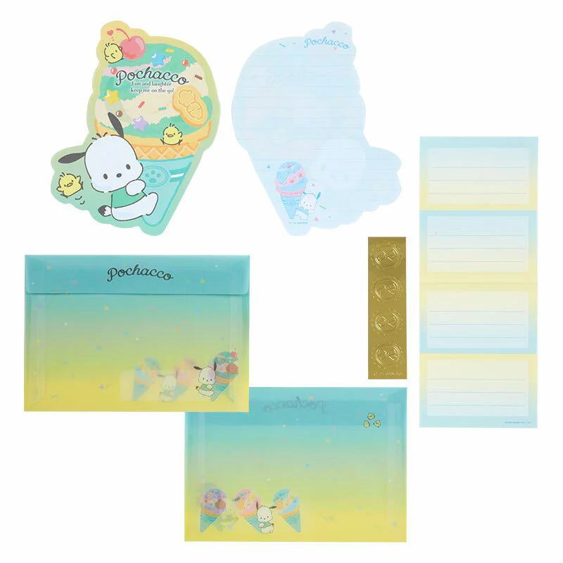 Pochacco Letter Set (Ice Cream Party Series) - Image 2