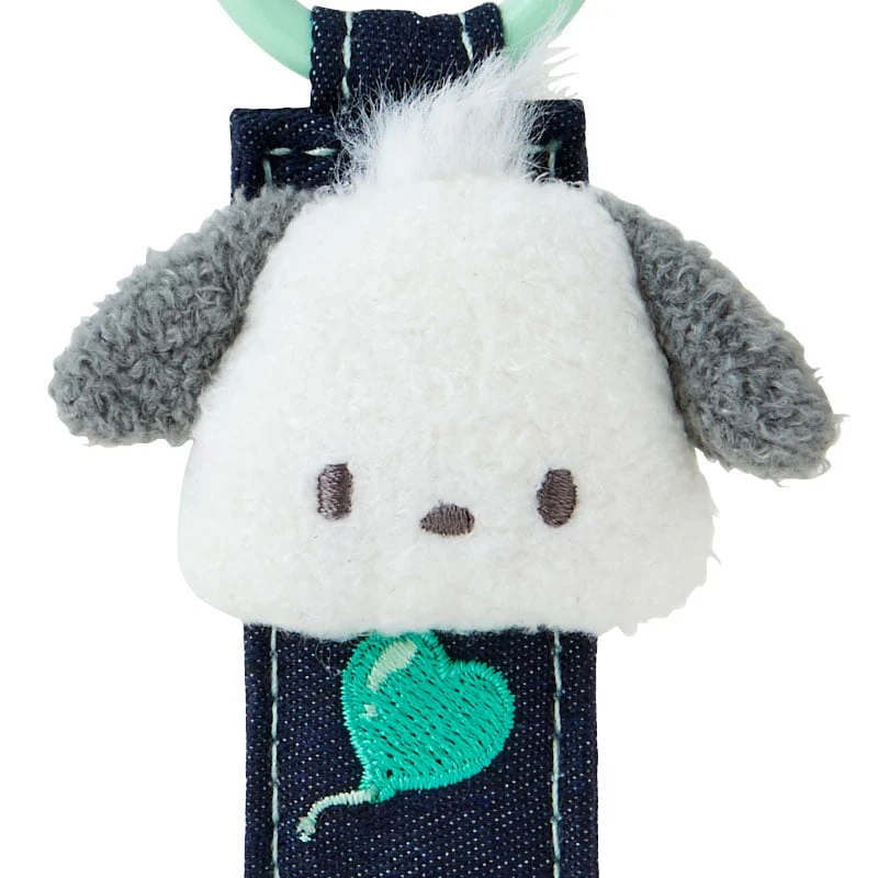 Pochacco Logo Keychain (Denim Patch Series) - Image 3