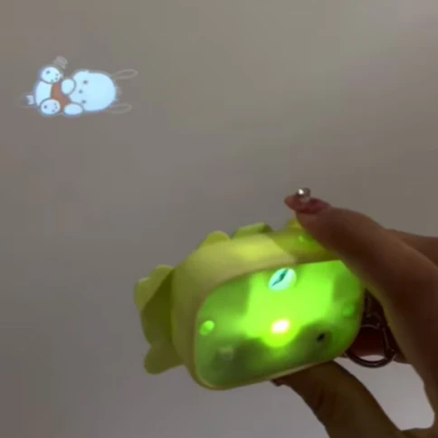 Pochacco Mini Light Projection Camera Keychain - Image 2