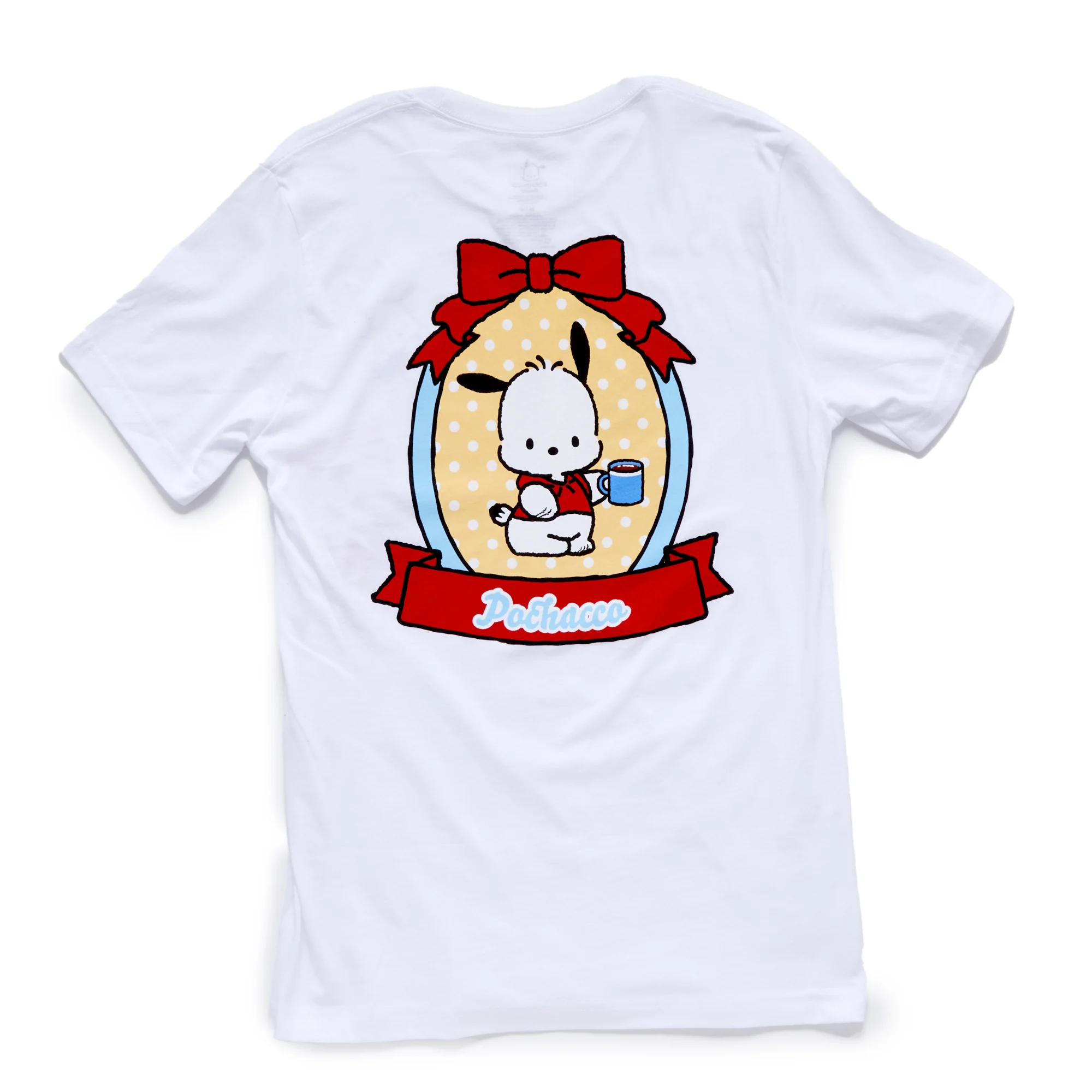 Pochacco & Pi-Chan Adult Tee (White) - Image 2