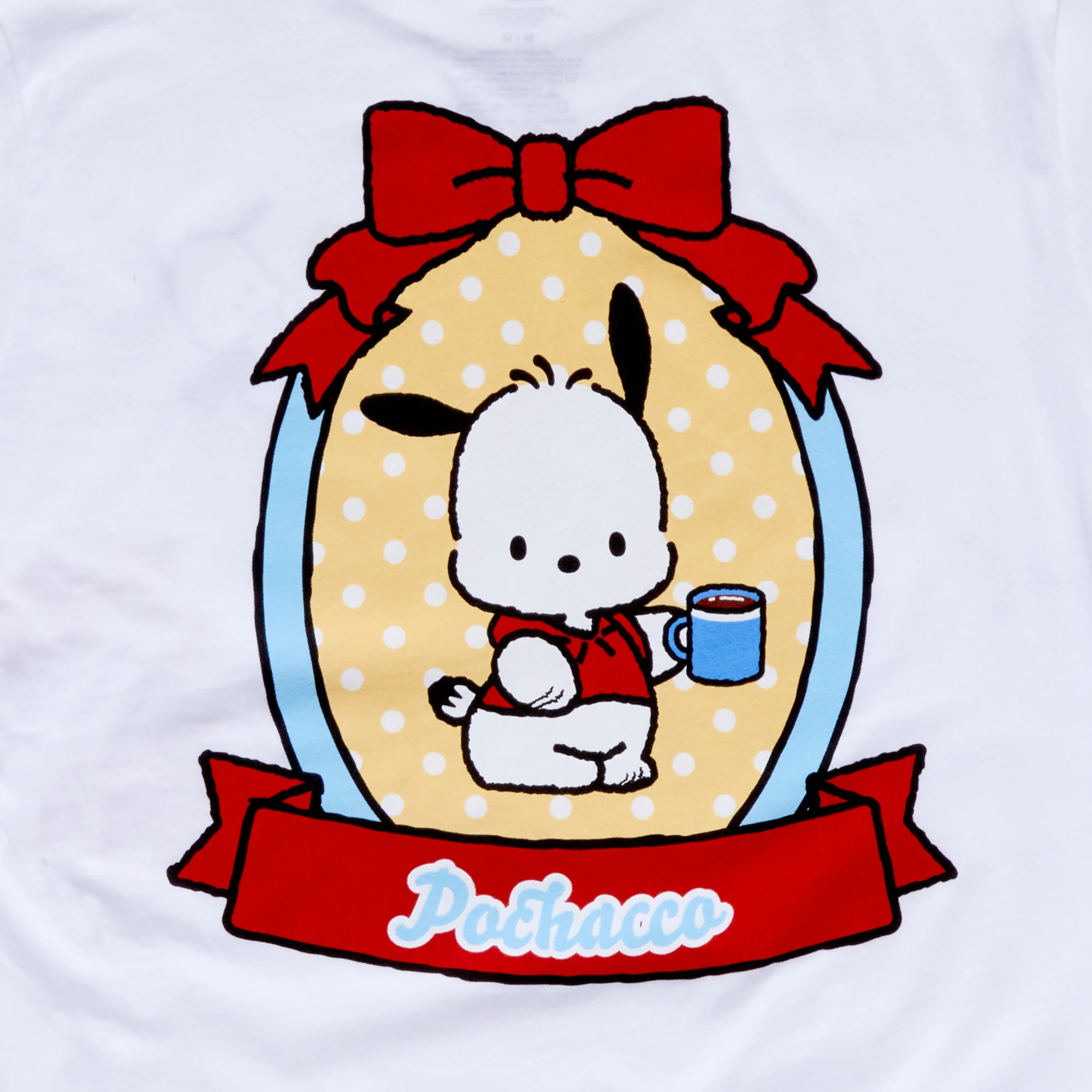 Pochacco & Pi-Chan Adult Tee (White) - Image 3