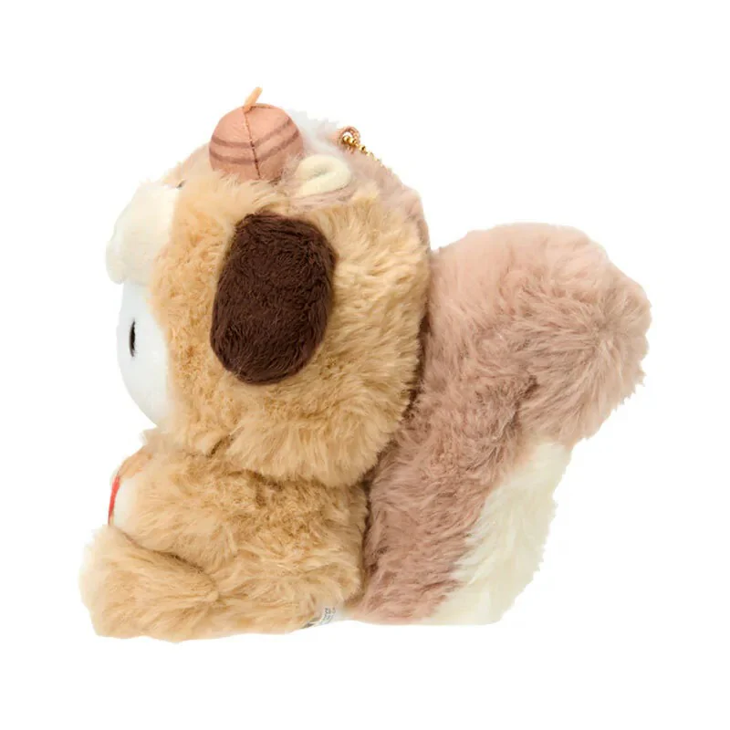 Pochacco Plush Mascot Keychain (Fluffy Squirrel Series) - Image 3